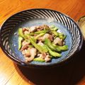 ogrock725's cooksnap of when they made 豚肉とセロリのガーリック炒め☆.
