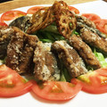 fuyurera's cooksnap of when they made 彩りいいね～♪さんまの竜田揚げ。.