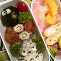ゆぴい's cooksnap of when they made トトロまっくろくろすけキャラ弁簡単.