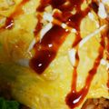 ガガンボ's cooksnap of when they made 焼きそば味☆お好み焼き風オムライス.