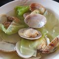 こぶたちゃんGOGO's cooksnap of when they made アサリとキャベツのスープ.