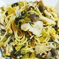 さねちんママ's cooksnap of when they made 簡単！和風！豚バラ肉と高菜のパスタ！.