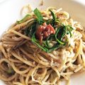 tomitomico's cooksnap of when they made カルシウム☆じゃこと海苔佃煮の和風パスタ.