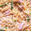 クックQ1CMCC☆'s cooksnap of when they made エビとアスパラのクリームスープスパゲティ.