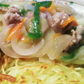 Buckcherry's cooksnap of when they made 白菜と豚肉だけ★あんかけかた焼きそば風.