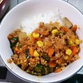 sayakuro66's cooksnap of when they made ごぼうのドライカレー・保育園給食.