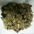 mieko0225's cooksnap of when they made 豚ひき・なす・椎茸のオイスターソース炒め.