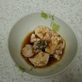 ゆずゼリー♪'s cooksnap of when they made 鮭の白子ポン酢☆.