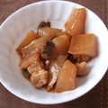 クザムＥ's cooksnap of when they made 大根と豚バラ肉の韓国風煮込み.