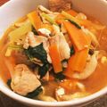 syksyk0519's cooksnap of when they made ＊コク旨ピリ辛♡キムチ煮込みうどん＊.