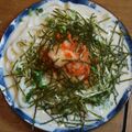 saruvo's cooksnap of when they made 豆乳ごまキムチの冷やしうどん.