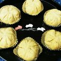 ぷりぷりん's cooksnap of when they made 茹で栗の巾着スイーツ.