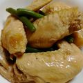 クックMTL9L5☆'s cooksnap of when they made 手羽先とにんにくの芽のオイスターソース煮.