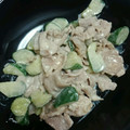 けんママ28's cooksnap of when they made 簡単！意外！キュウリと豚肉のマヨ炒め.