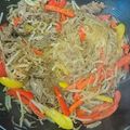 たぶんなっちゃん's cooksnap of when they made 彼氏喜ぶご飯13韓国チャプチェ風春雨炒め.