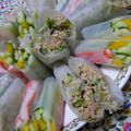 サオリ's cooksnap of when they made ゴーヤとツナの生春巻き★★.