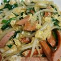 イカ輪's cooksnap of when they made ウインナー玉子炒め.