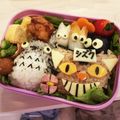 usaginomel's cooksnap of when they made キャラ弁 トトロ猫バス.