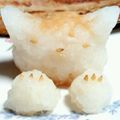 ねこぱんち☆れんだ's cooksnap of when they made にゃいこんおろし☆大根おろしアート猫.