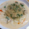 もんちもんち's cooksnap of when they made 豆乳DEまろやか～☆キムチ豆乳うどん.