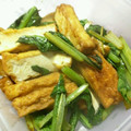 まぁみのごはん's cooksnap of when they made ずぼらで美味☆～小松菜と厚揚のさっと炒め.