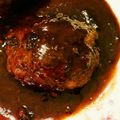 きっこ＠南西フランス's cooksnap of when they made ビストロの味を簡単再現！煮込みハンバーグ.