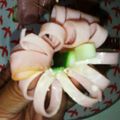 クックCI2KUN☆'s cooksnap of when they made ハムときゅうりのお花.