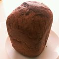 kayotiro's cooksnap of when they made ココアで♡ダークショコラ食パン（HB）.