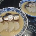 ジョングレ's cooksnap of when they made 圧力鍋で☆秋刀魚と大根の塩レモン煮.