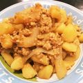 miki623's cooksnap of when they made ミンチでねっとり～肉じゃがで酢.