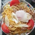 みーみ☆ミ's cooksnap of when they made 豚塩カルビの柚子こしょうパスタ.