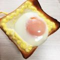 dchasy's cooksnap of when they made ぷるぷるエッグトースト.
