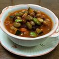 ままばなな1020's cooksnap of when they made 食べるスープ❤野菜とお豆のミネストローネ.
