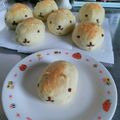 いちばあ's cooksnap of when they made 卵・牛乳・バターなし★もちっりパン★.