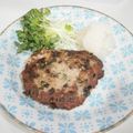 のかまるこ's cooksnap of when they made ニラたっぷり♡ポークハンバーグ♪.