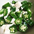 かまきりこ's cooksnap of when they made ♪豆腐とおくらの和えもの♪.