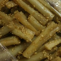 クック8W4H9J☆'s cooksnap of when they made たたきごぼうのゴマ酢和え【作りおき】.