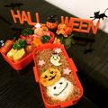 ﾏｲ☆ﾓﾓ's cooksnap of when they made ハロウィン☆ジャックそぼろ弁当・キャラ弁.