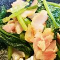 オアシスまま's cooksnap of when they made 小松菜とベーコンのバター醤油炒め.