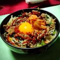 ♡tmk☆'s cooksnap of when they made 石焼ビビンバやビビンバに乗せる♬お肉.