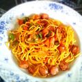 カナリアぴよよ's cooksnap of when they made 焼きそばの麺でナポリタン.