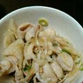 ぶーちび's cooksnap of when they made 鶏皮と玉ねぎのひんやりポン酢和え.