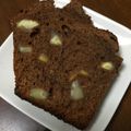 azlouol's cooksnap of when they made HMで栗のチョコ風味パウンドケーキ.
