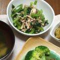 たけこ8's cooksnap of when they made 夏の鉄分補給に活躍！小松菜さっぱり梅和え.