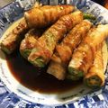 ☆あみー☆'s cooksnap of when they made おくらの豚肉巻き（甘辛タレ）.