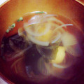 ほのさん。's cooksnap of when they made じゅわ〜☆お麩と玉ねぎとしめじのすまし汁.