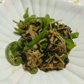 ぁちか's cooksnap of when they made 簡単☆ピーマンとえのきの塩昆布.