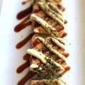 hiroerico's cooksnap of when they made お好み焼き？厚揚げ　がんも焼き.
