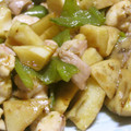 Rick_t's cooksnap of when they made 蓮根と鶏肉の美肌オイスター炒め.