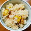 あやーしゃ's cooksnap of when they made ほっこり♪炊飯器美味しいこだわり栗ごはん.